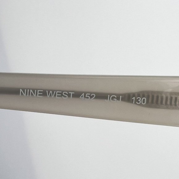 Nine West 0JGJ 00 Cat Eye Oval Full Flex Eyeglass Frames Camel Beige 53-16-130
